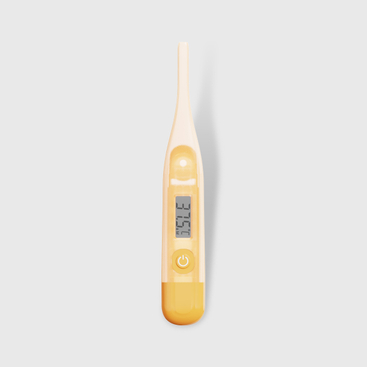 CE MDR Disetujui Thermometer Transparan Digital Kaku Tip Thermometer kanggo mriyang