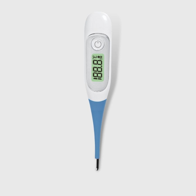 CE MDR Approbatio Instant Read Baby Flexible Tip Electronic Thermometrum with Backlight