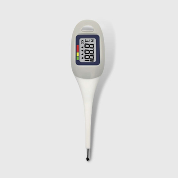 CE MDR Disetujui OEM Tersedia Termometer Digital Fleksibel LCD Besar dengan Lampu Latar