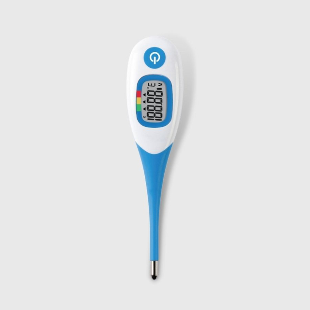 CE MDR Pom Zoo Bluetooth Backlight Digital Oral Thermometer rau Me Nyuam thiab Neeg Laus 