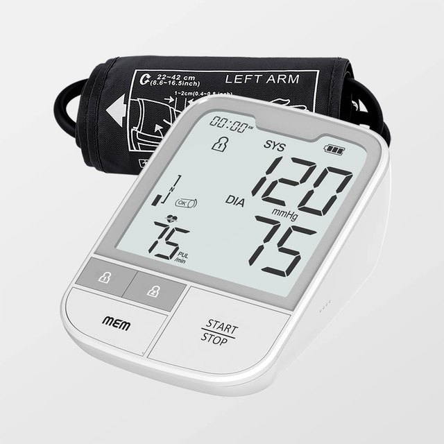 Monitor de presión arterial inteligente LCD grande para uso doméstico DBP-6285B