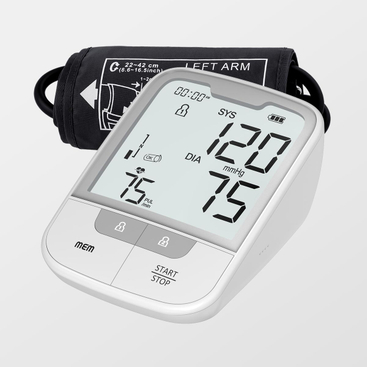 Samodejni digitalni merilnik krvnega tlaka za nadlaket z veliko manšeto, ki ga je odobrila FDA po prvotni tovarniški ceni