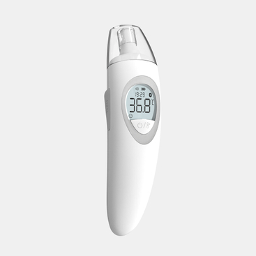 CE MDR Kontak / Non Kontak Fast Reading Multifunction Infrared Thermometer Ear Thermometer Forehead Thermometer