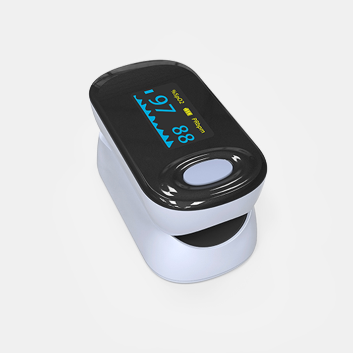 Družina Uporaba Bluetooth Opjalno nastavljiv impulzni oksimeter prsta za nego