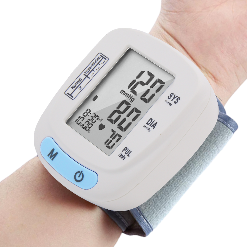 MDR Digital Wrist Tensiometer Electronic Blood Pressure Monitor