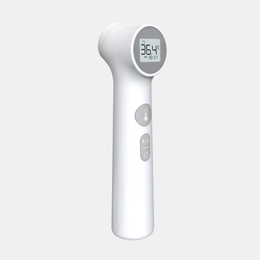 CE MDR мақұлдауымен жоғары дәлдіктегі байланыссыз маңдай термометрі сөйлейтін артқы жарығы және Bluetooth
