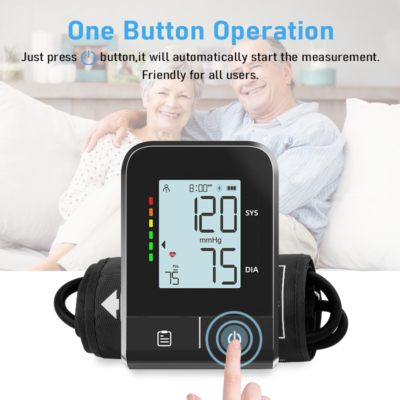 Upper Arm Otomatis Bluetooth Digital Sphygmomanometer Produs&eacute;n