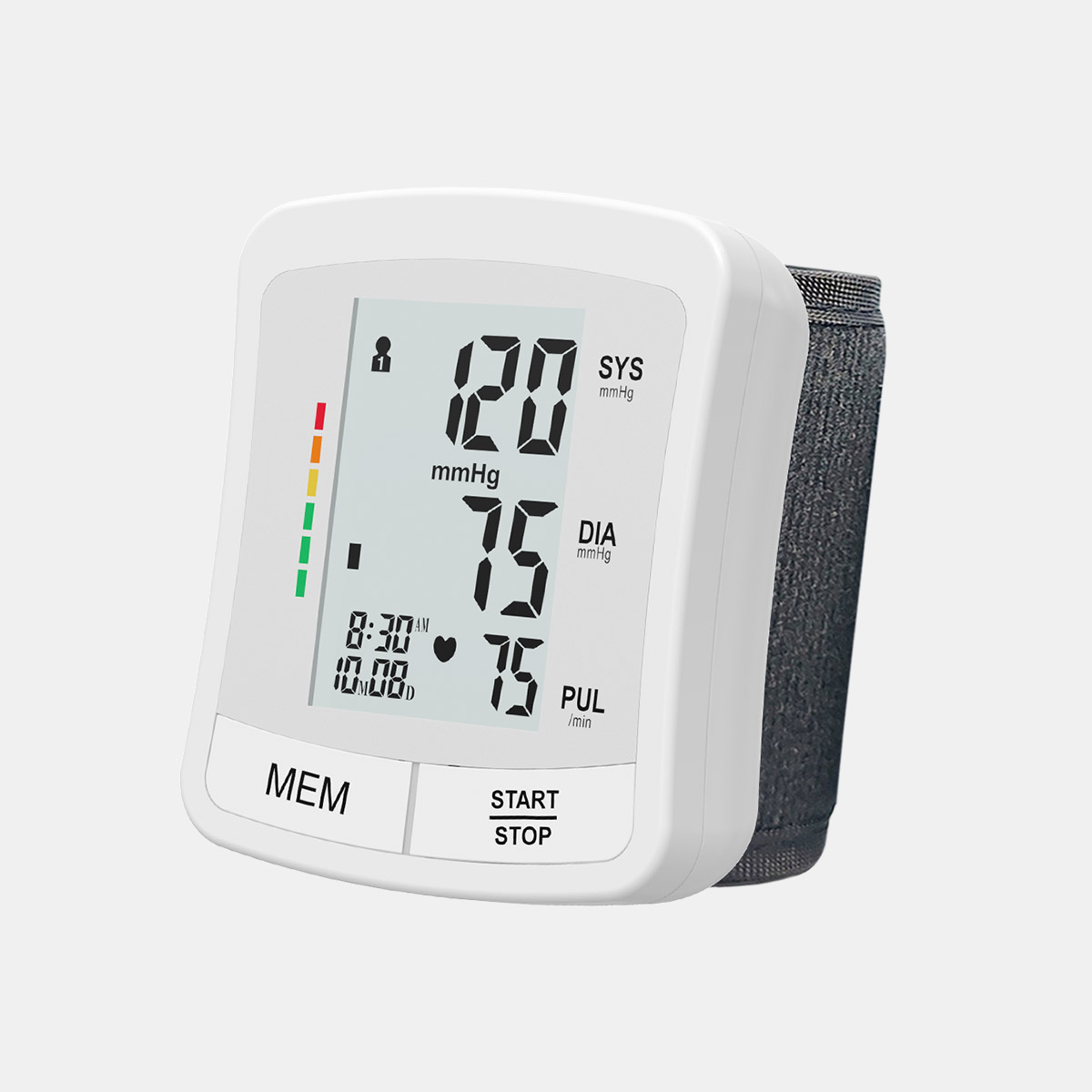 Home sebelisa bophelo bo botle tlhokomelo MDR CE amohelehileng jarolla ka ho iketsa dijithale khatello ea khatello ea mali monitor wrist tensiometer .