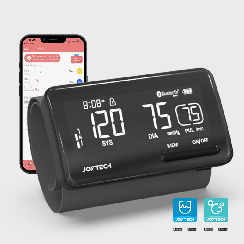 အားပြန်သွင်းနိုင်သော Li Battery ပါသော တိကျမှန်ကန်သော မြင့်မားသော ဉာဏ်ရည်ထက်မြက်သော All-in-one ဒီဇိုင်း လက်မောင်းသွေးပေါင်ချိန် စောင့်ကြည့်ခြင်း