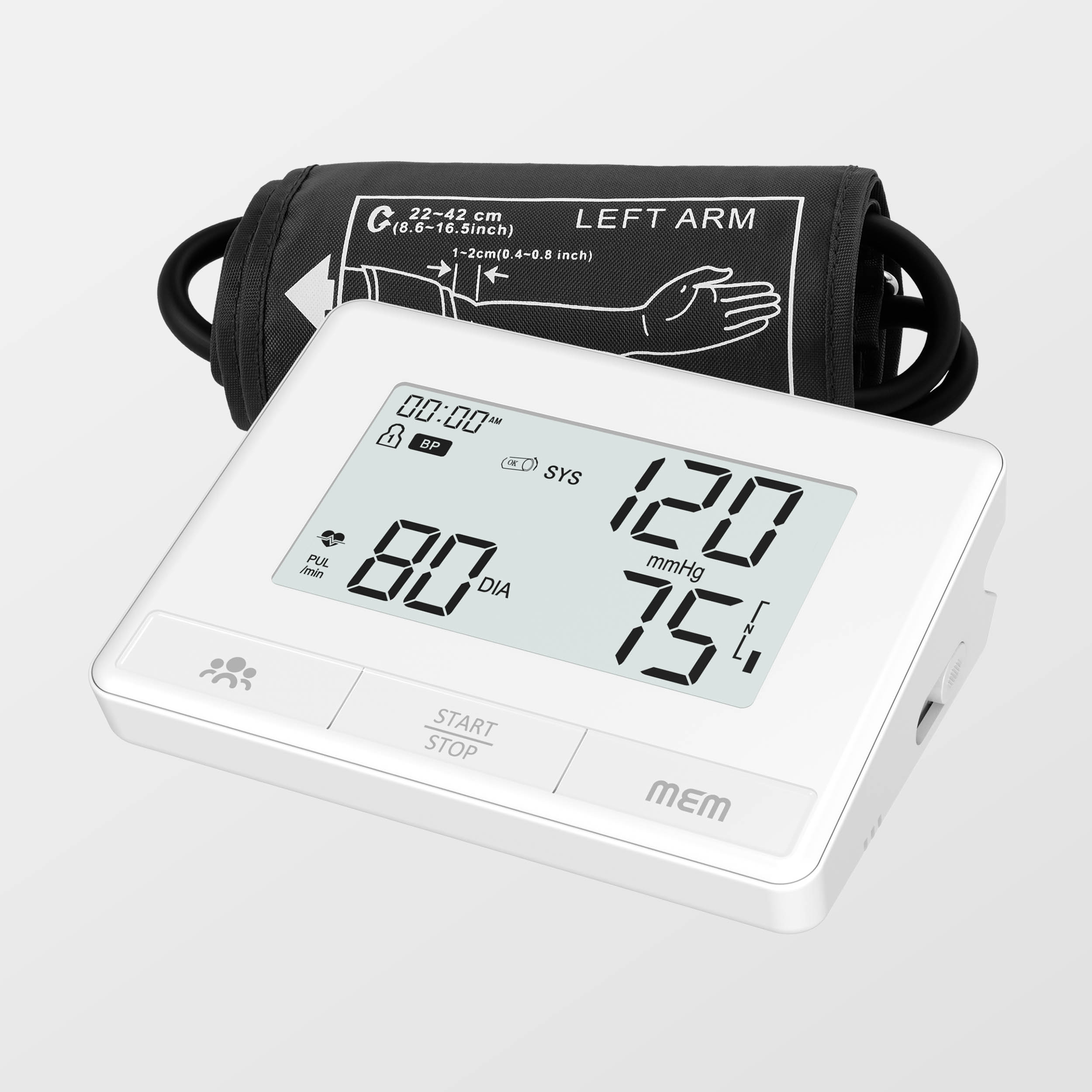 Detektor srčnega utripa EKG FUNCTION GLASBO ODPADNJA KOMISKIH TERKALA Bluetooth