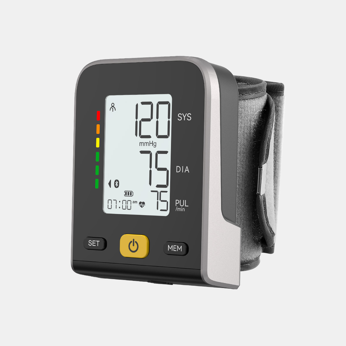 Tlhokomelo ya Bophelo bo botle MDR CE amohetsweng dijethale khatello ea khatello ea mali monitor wrist bluetooth .