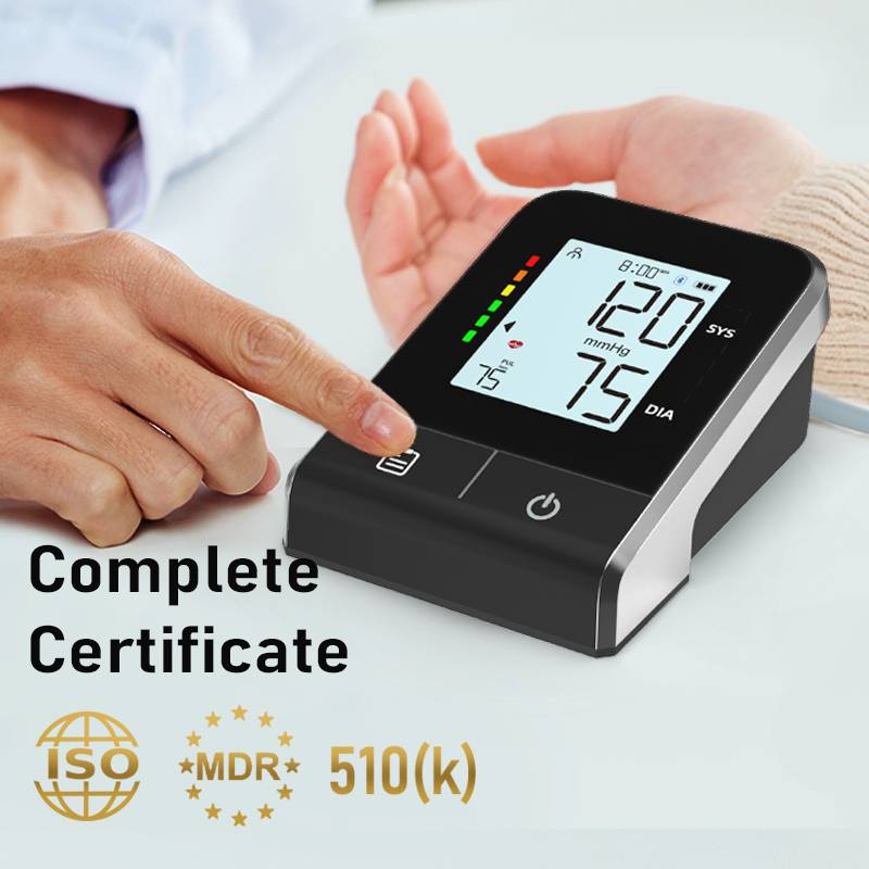 Upper Arm Otomatis Bluetooth Digital Sphygmomanometer Produs&eacute;n