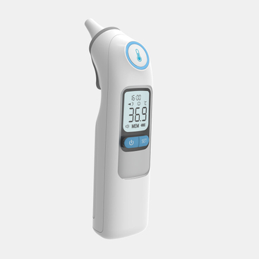 CE MDR Ta Amince da Babban Daidaitaccen Batir Mai Aiki da Thermometer Infrared na Bluetooth don Amfani da Gida