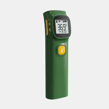 CE MDR Héichleistung Punkt / Scannen Mooss Infraroutstrahlung Stiermer Thermometer