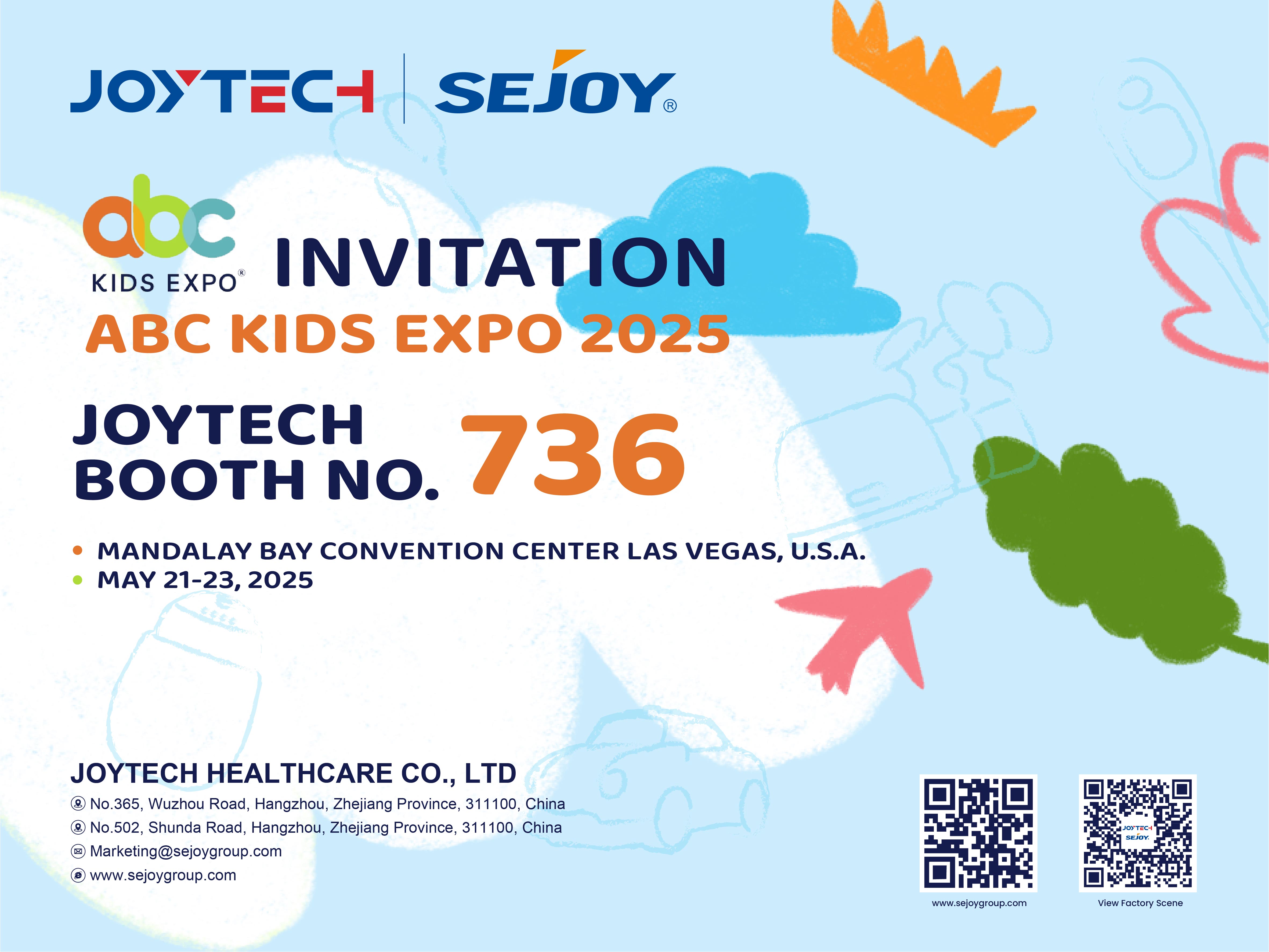 Meet Joytech Healthcare at ABC Kids Expo 2025 – Explore Advanced Maternal & Infant Health Solutions