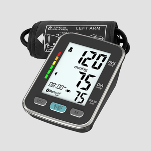 Fanaraha-maso tosi-dr&agrave; Bluetooth miaraka amin'ny Monitor LCD lehibe Smart Cuff BP Monitor