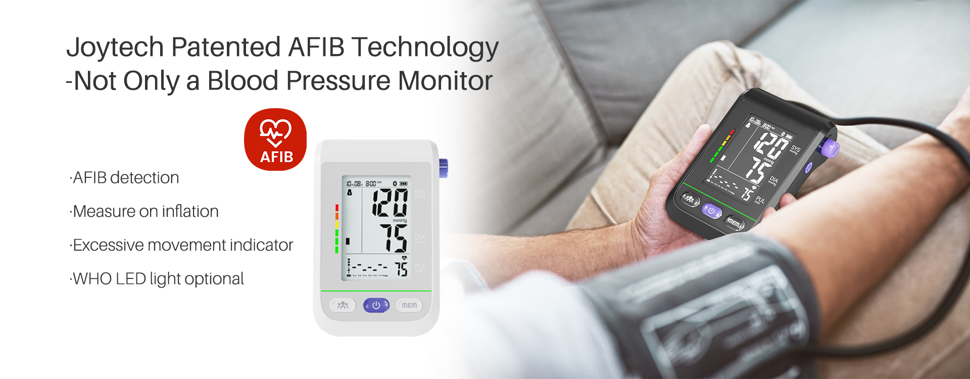 DBP-61E3 Monitor krvnega tlaka AFIB