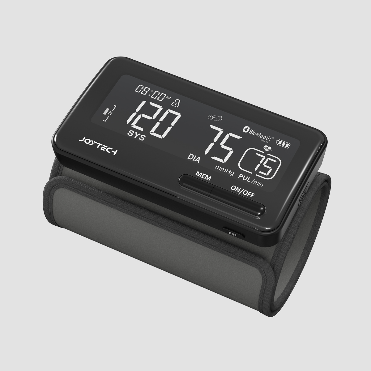 Bluetooth-putkittoman olkavarteen digitaalinen verenpainemittari Smart BP -valvontaratkaisut DBP-6293B