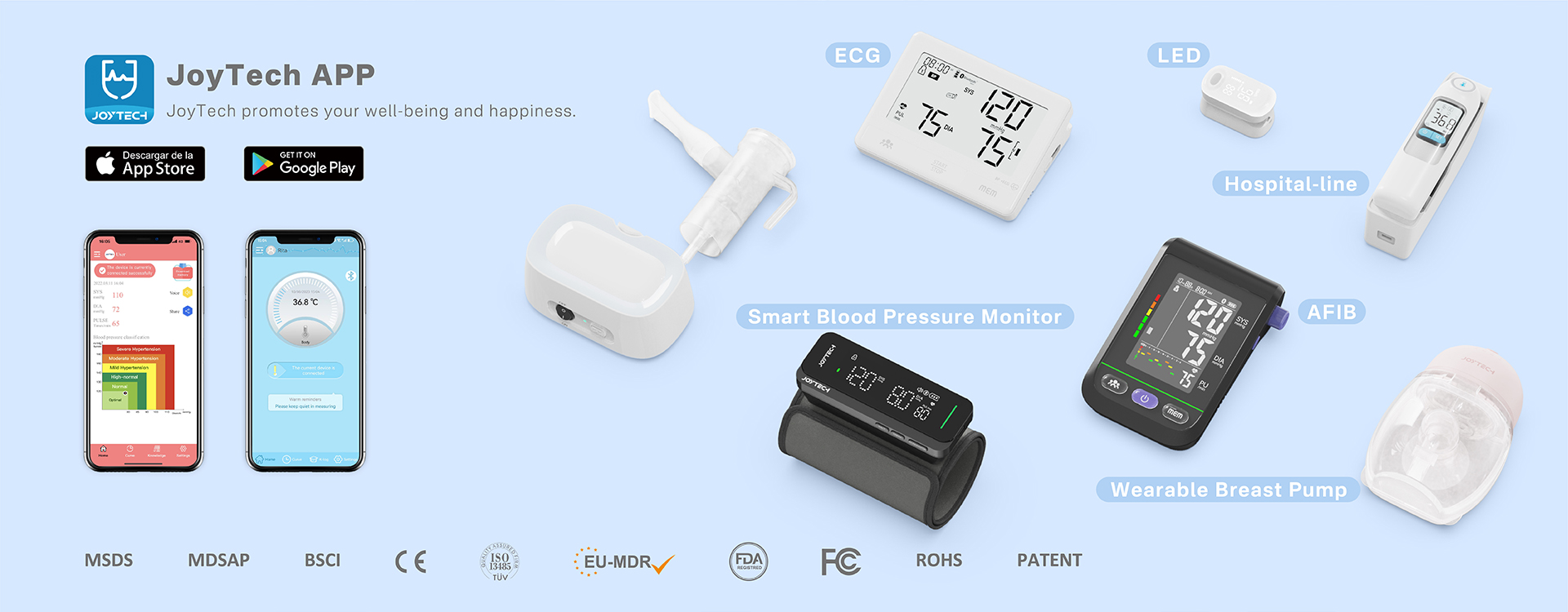 Joytech mei stipe en newb produkten