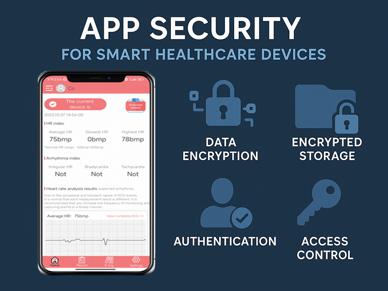 Joytech ukax ciberseguridad ukan marco ukar ch’amanchaski BP+ECG Smart Healthcare app ukataki