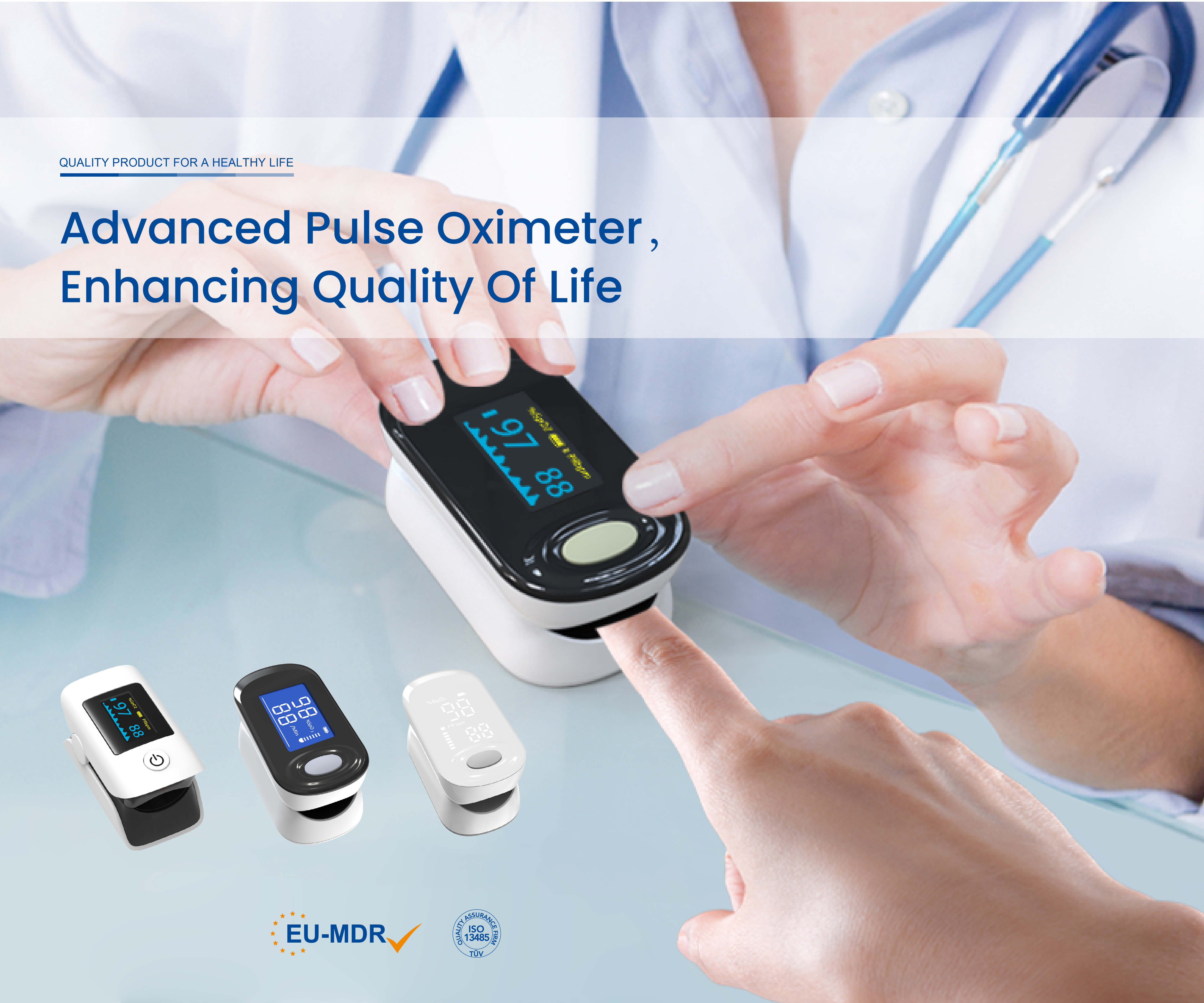 Baie geluk aan Joytech Healthcare met die bereiking van CE MDR-sertifisering vir vingerpunt-pulsoksimeters!