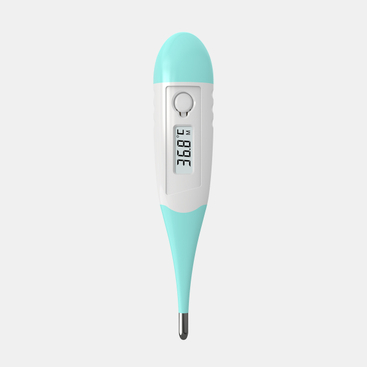 CE MDR goedgekeurde compacte lichtgewicht digitale thermometer met flexibele punt, waterdicht voor kinderen