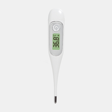 CE MDR Approval Backlight Rigid Tip Digital Thermometer with Predictive Measuring