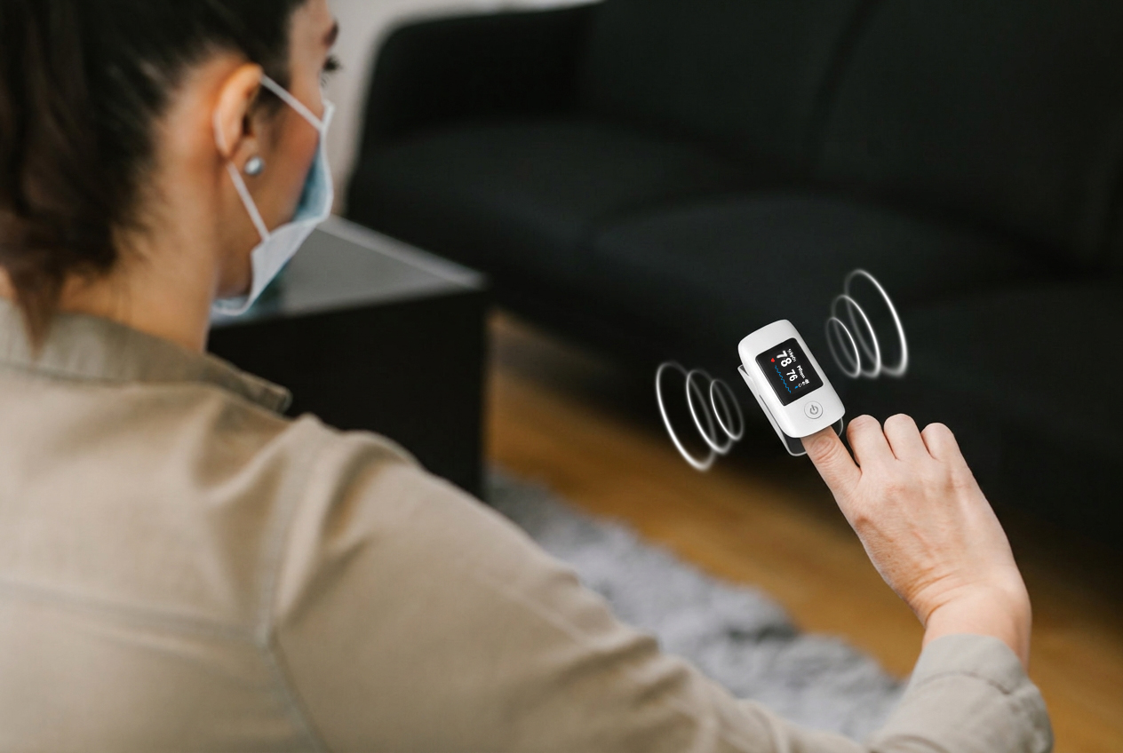 Joytech XM-111 pulse oximeter ከድምጽ ግብረመልስ ባህሪ ጋር.jpg